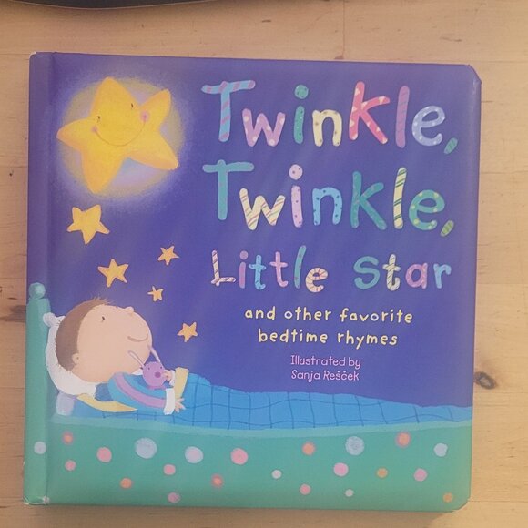 Book TWINKLE TWINKLE LITTLE STAR & Other Favorite Bedtime Rhymes by Sanja Rescek - Picture 1 of 12